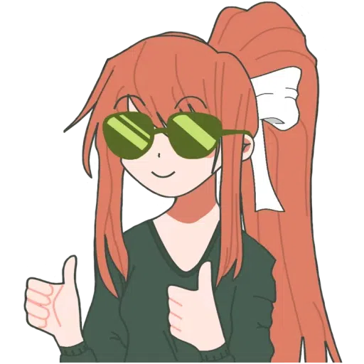 Ddlc Monika pack part 1 - Sticker 29