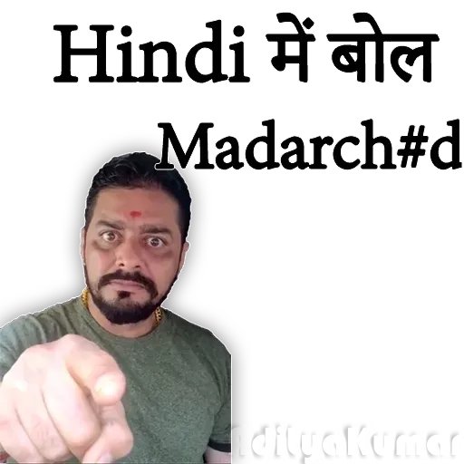 Hindustani bhauu - Sticker