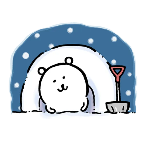 jokebear 白熊冬天與耍廢廣東話1 - Sticker 29