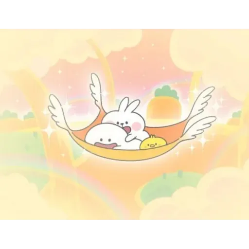 Spoiled rabbit with mask - Sticker 13