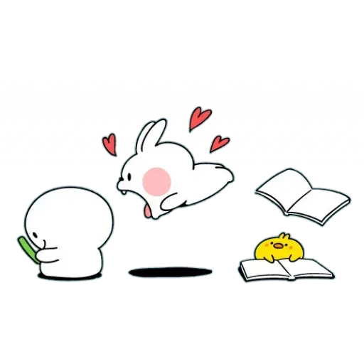 Spoiled rabbit with mask - Sticker 23