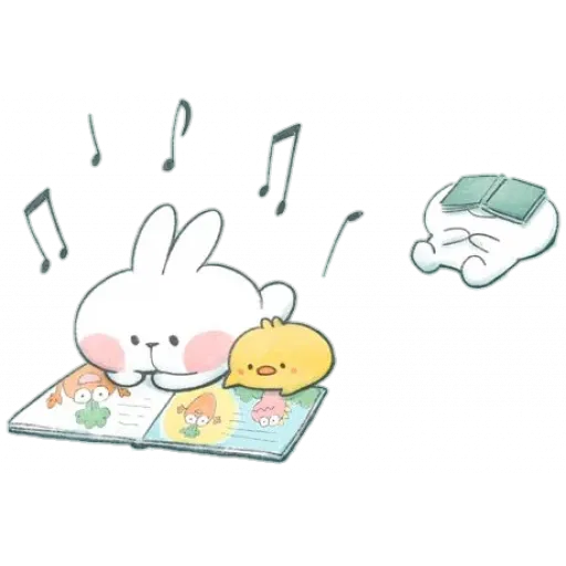 Spoiled rabbit with mask - Sticker 19
