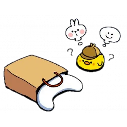 Spoiled rabbit with mask - Sticker 9
