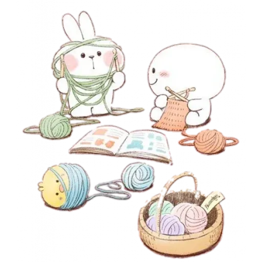 Spoiled rabbit with mask - Sticker 22