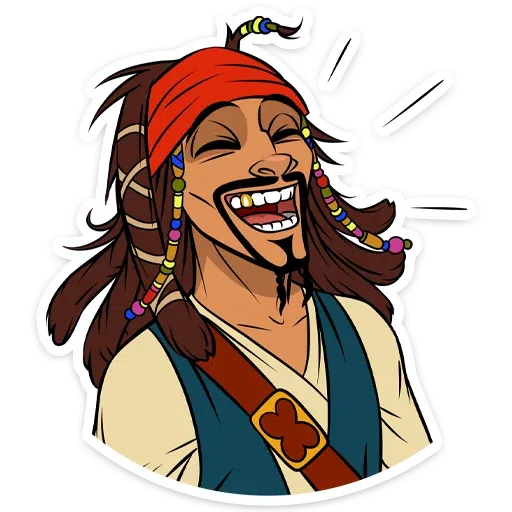 Capitan Jack Sparrow - Sticker 16
