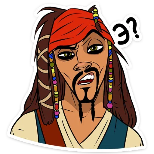 Capitan Jack Sparrow - Sticker 15