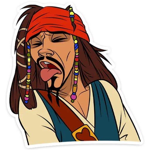 Capitan Jack Sparrow - Sticker 30