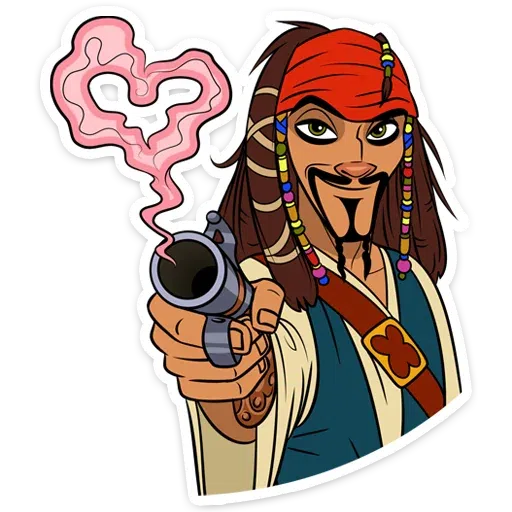 Capitan Jack Sparrow - Sticker 26