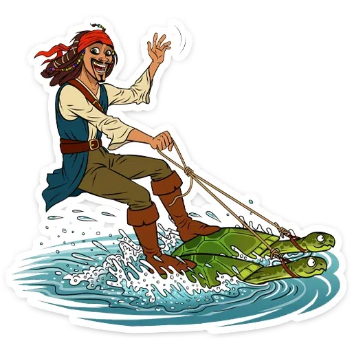 Capitan Jack Sparrow - Sticker 23