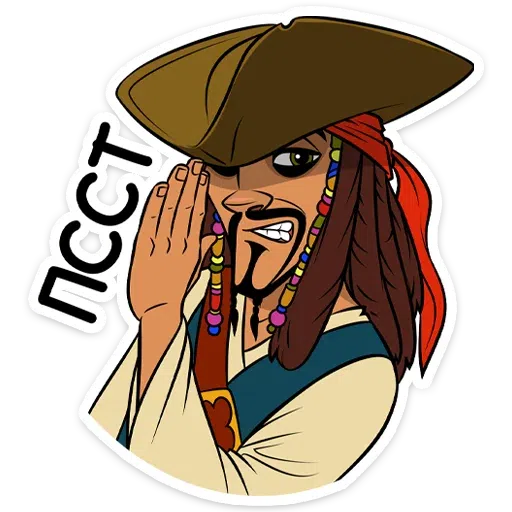 Capitan Jack Sparrow - Sticker 12