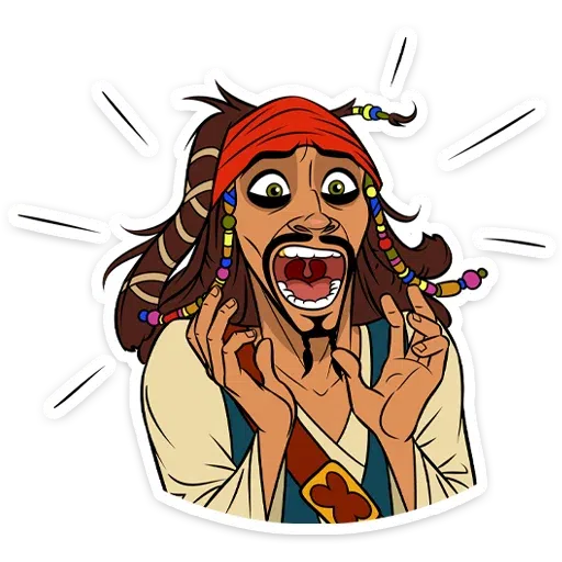 Capitan Jack Sparrow - Sticker 18