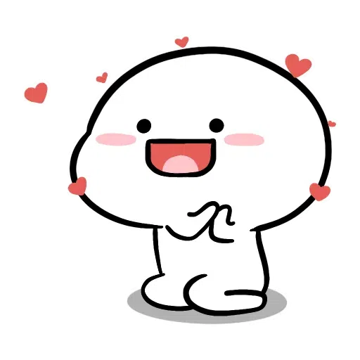 Small White Face - Sticker 13