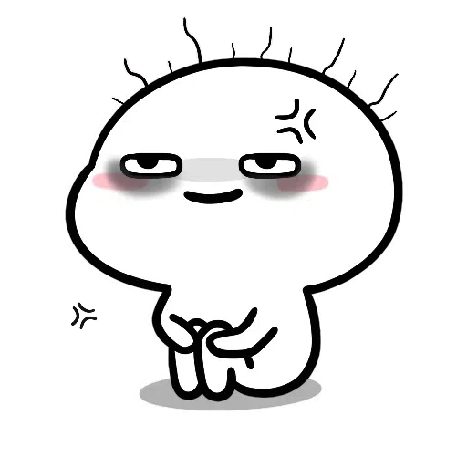 Small White Face - Sticker 27