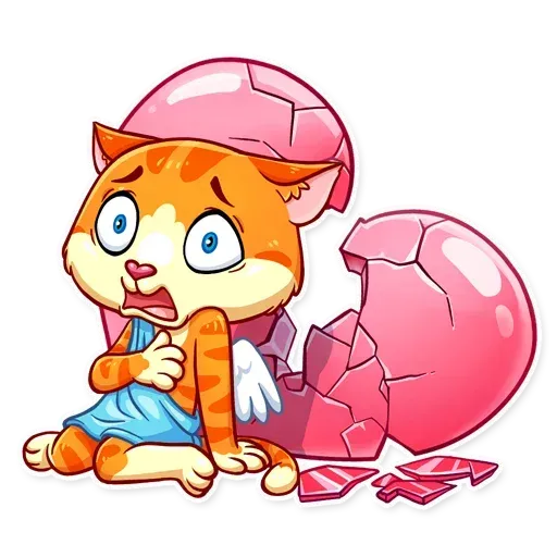 Cupid Cat - Sticker 11