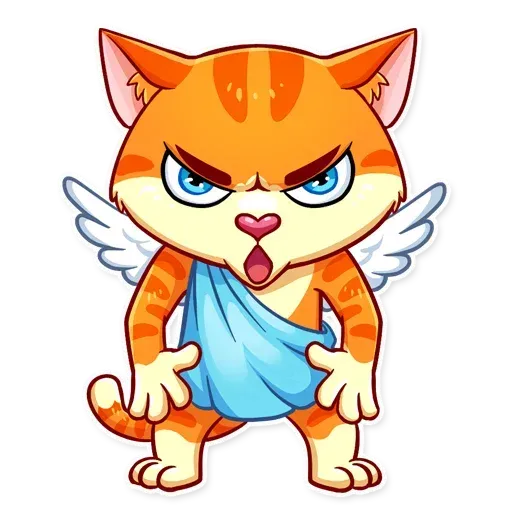Cupid Cat - Sticker 21