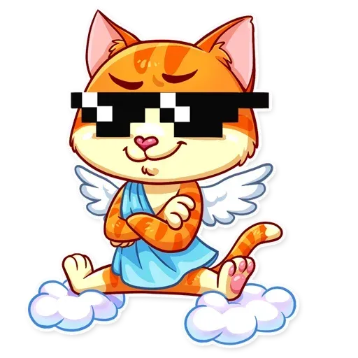Cupid Cat - Sticker 16