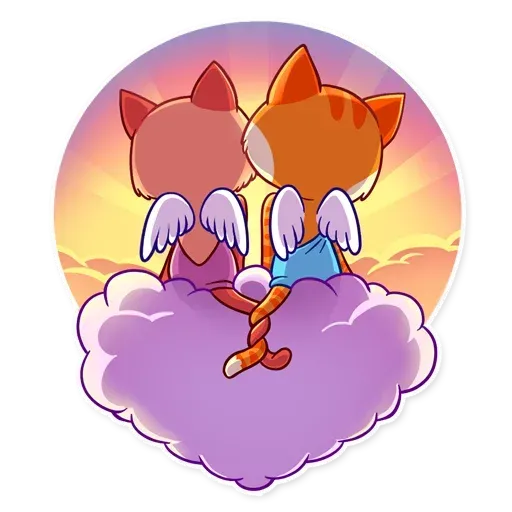 Cupid Cat - Sticker 20