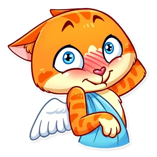 Cupid Cat - Sticker 23