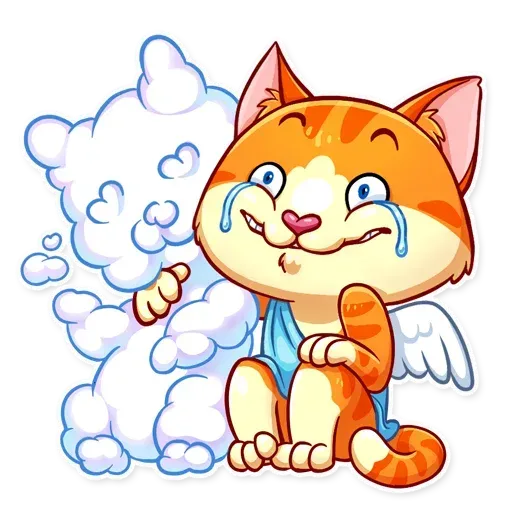Cupid Cat - Sticker 12