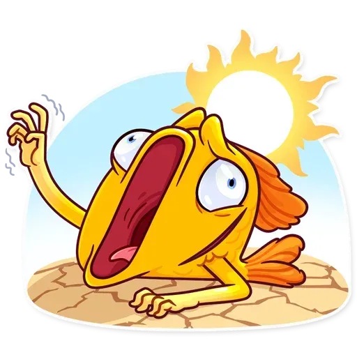 Gold Fish - Sticker 19
