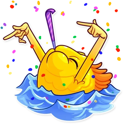 Gold Fish - Sticker 24