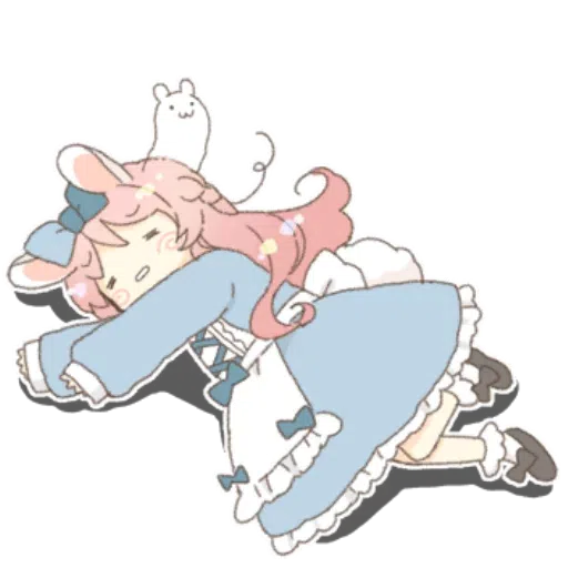Rabbit Ear Girl Rosy - Sticker 27