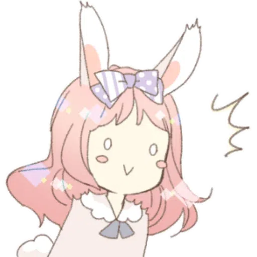 Rabbit Ear Girl Rosy - Sticker 17