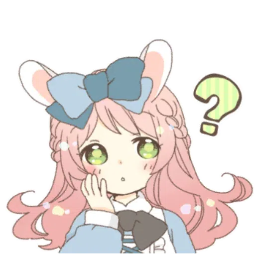 Rabbit Ear Girl Rosy - Sticker 21