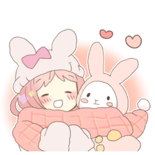 Rabbit Ear Girl Rosy - Sticker 29