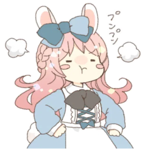 Rabbit Ear Girl Rosy - Sticker 28