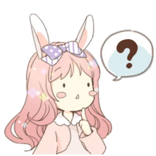 Rabbit Ear Girl Rosy - Sticker 16