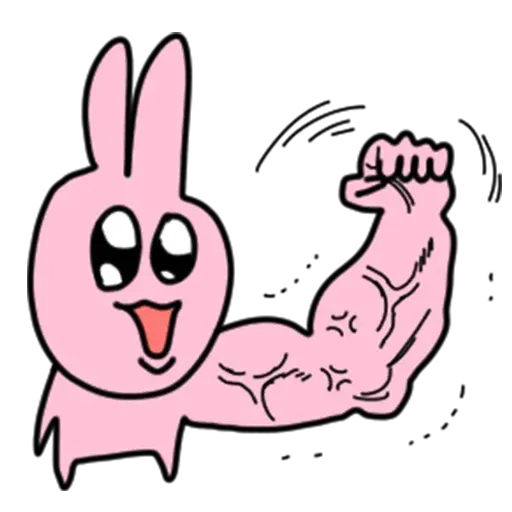 My friend rabbit - Sticker 23