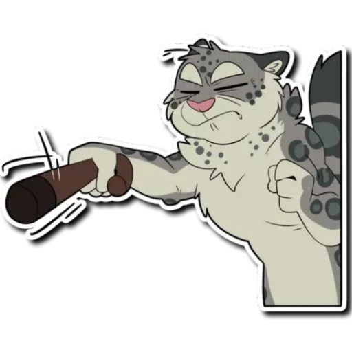 Snow Leopard - Sticker 25