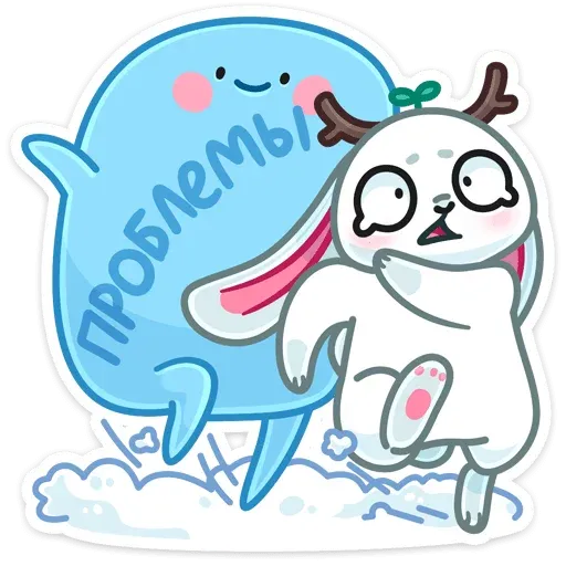 Снежный листочек - Sticker 21