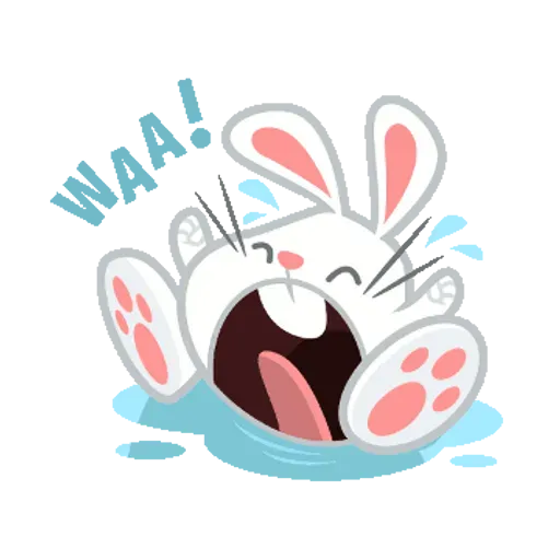 Hangouts bunny - Sticker 10