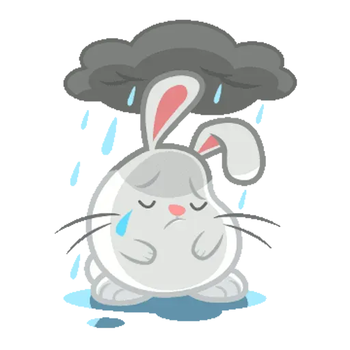 Hangouts bunny - Sticker