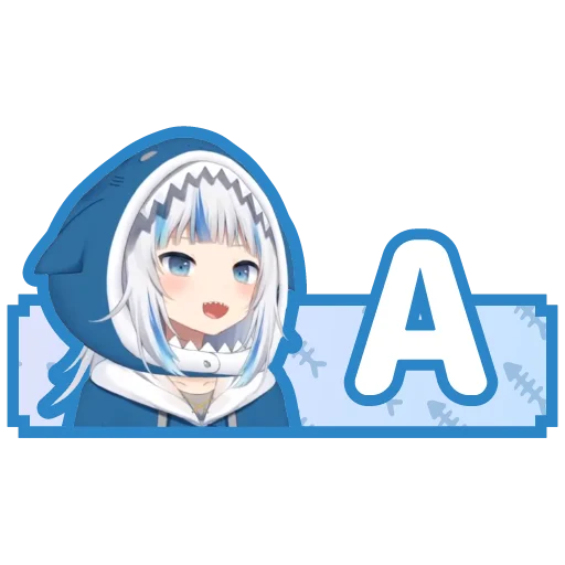 Gawr gura stickers telegram