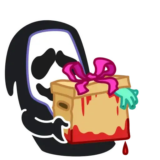 Scream Animated - Sticker 10