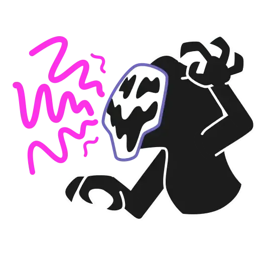 Scream Animated - Sticker 24