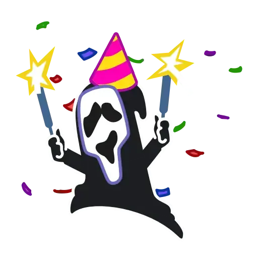 Scream Animated - Sticker 14