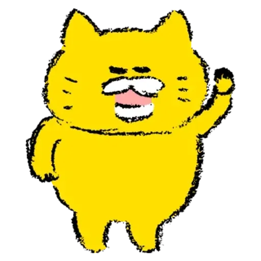 黃色肥喵喵 - Sticker 24