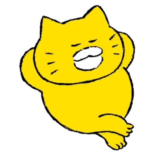 黃色肥喵喵 - Sticker 12