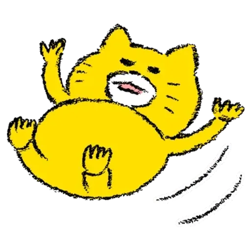黃色肥喵喵 - Sticker 22