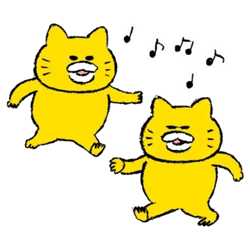 黃色肥喵喵 - Sticker 23