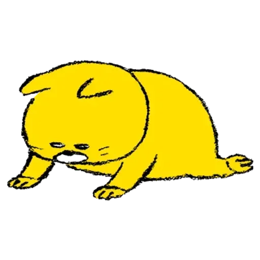 黃色肥喵喵 - Sticker 11