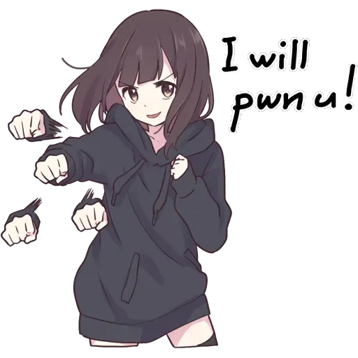 Chica anime 3 - Sticker 15