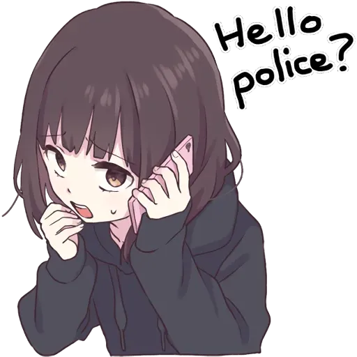 Chica anime 3 - Sticker 18