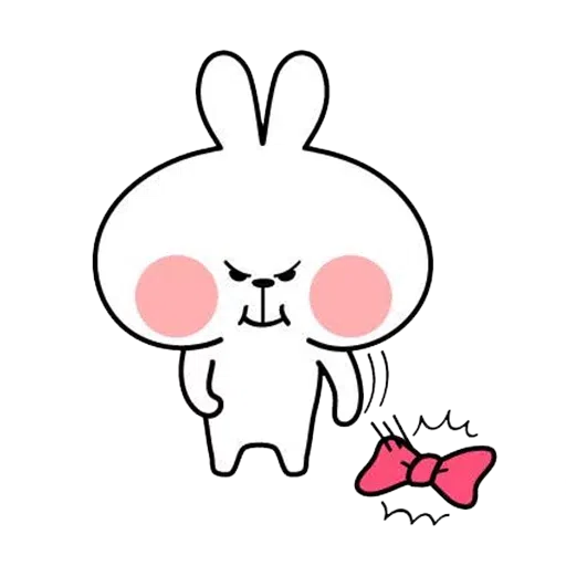 Spoiled rabbit 🐰  - Sticker 11