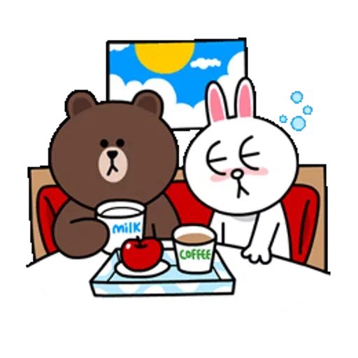 Brown & Cony - Sticker 19