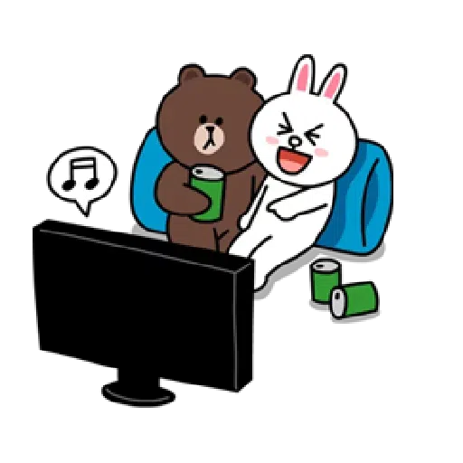 Brown & Cony - Sticker 14
